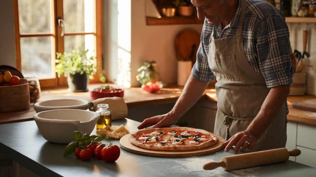 Authentic Farmhouse Italian pizza