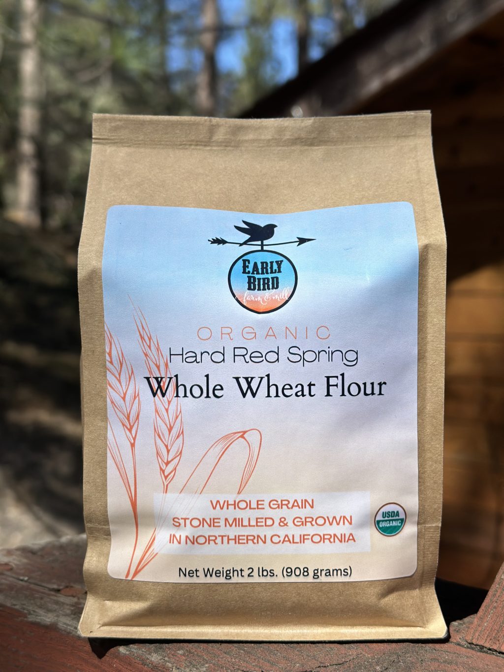 Early Bird Farm & Mill Hard Red Wheat Flour Bag