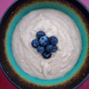 a bowl of creamy wheat hot cereal